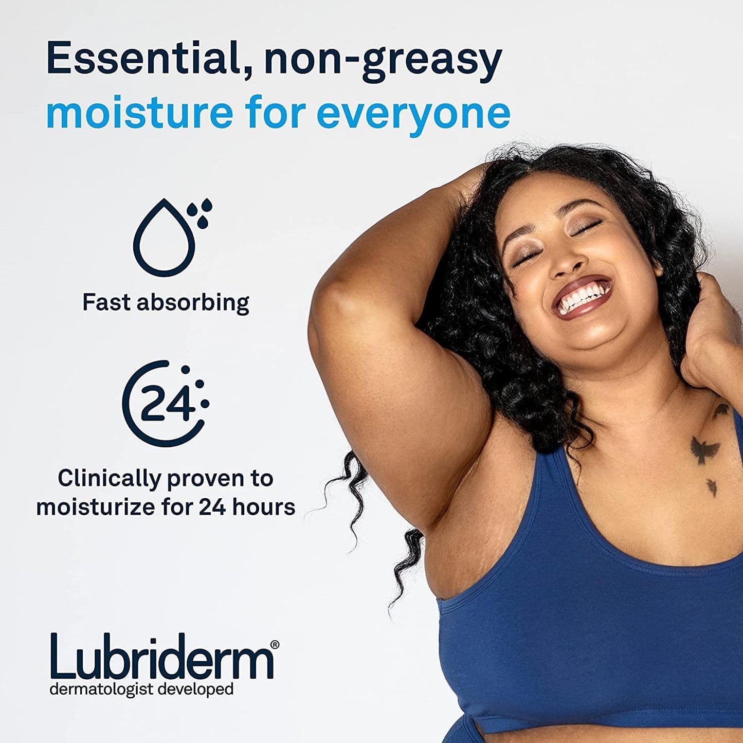 Lubriderm Daily Moisture Lotion For Normal To Dry Skin 6oz Pack of 3