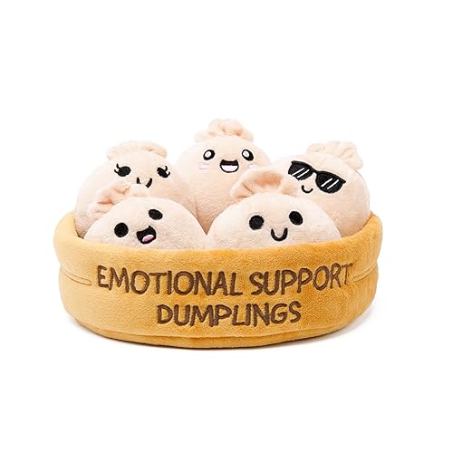 Emotional Support Dumplings by Relatable, Cuddly Stuffed Animals and Toys, Squishy Toys and Plushies, Great Gift Ideas for Loved Ones of All Ages,…