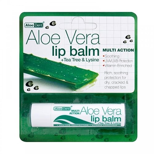 Aloe Dent Vera Lip Balm 4G Bulk Pack of 12