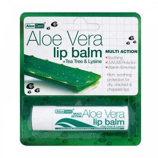 Aloe Dent Vera Lip Balm 4G Bulk Pack of 12