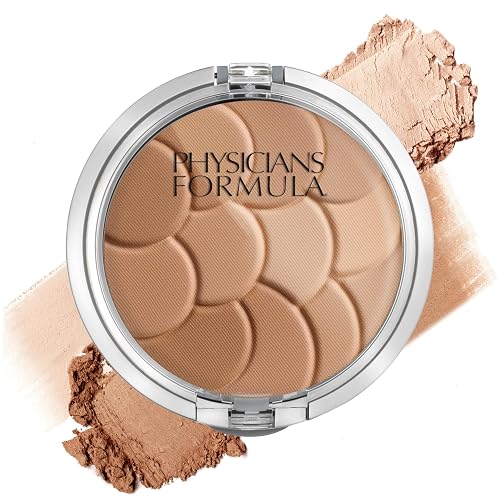 Physicians Formula Magic Mosaic Multi-Colored Bronzer, Highlighting, Contour Powder, Warm Beige/Light Bronzer, Dermatologist Tested, Clinicially