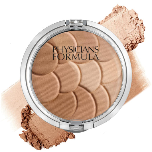 Physicians Formula Magic Mosaic Multi-Colored Bronzer, Highlighting, Contour Powder, Warm Beige/Light Bronzer, Dermatologist Tested, Clinicially