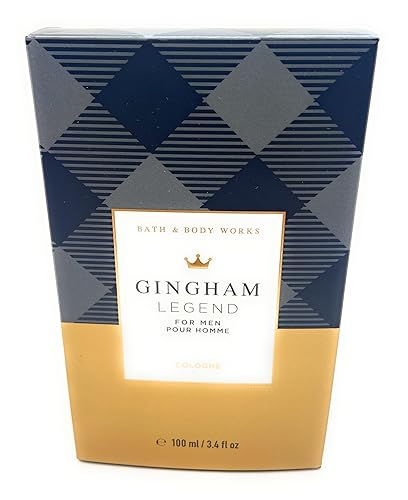 Bath and Body Works Gingham Legend Cologne For Men 3.4 Fluid Ounce Spray