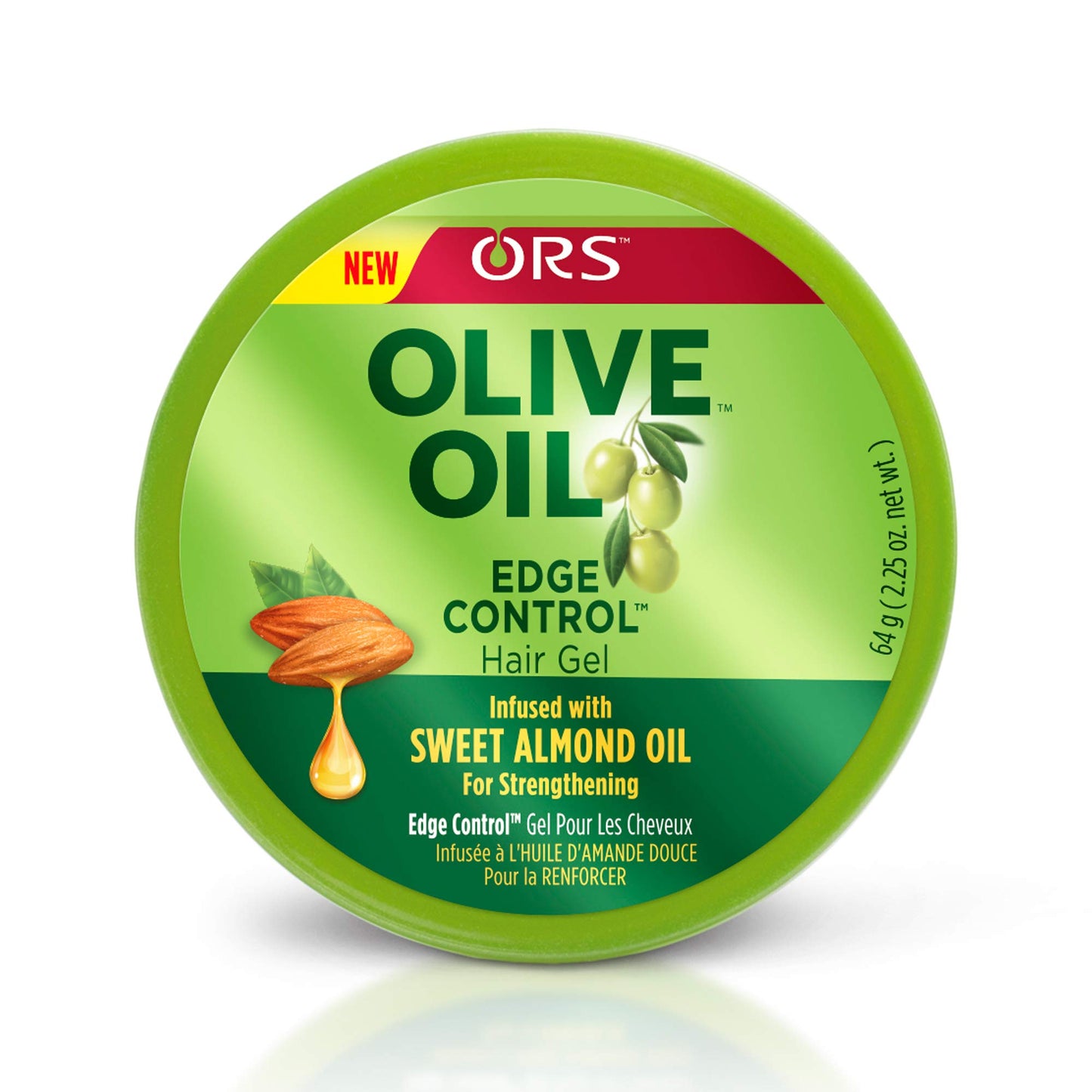 Ors Olive Oil Gel Edge Control 2.25 Ounce (64 g) (3 Pack)