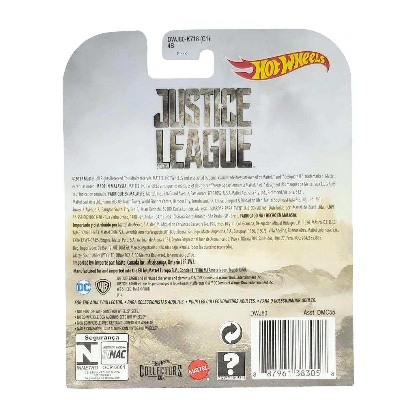 Hot Wheels Justice League Batmobile Vehicle