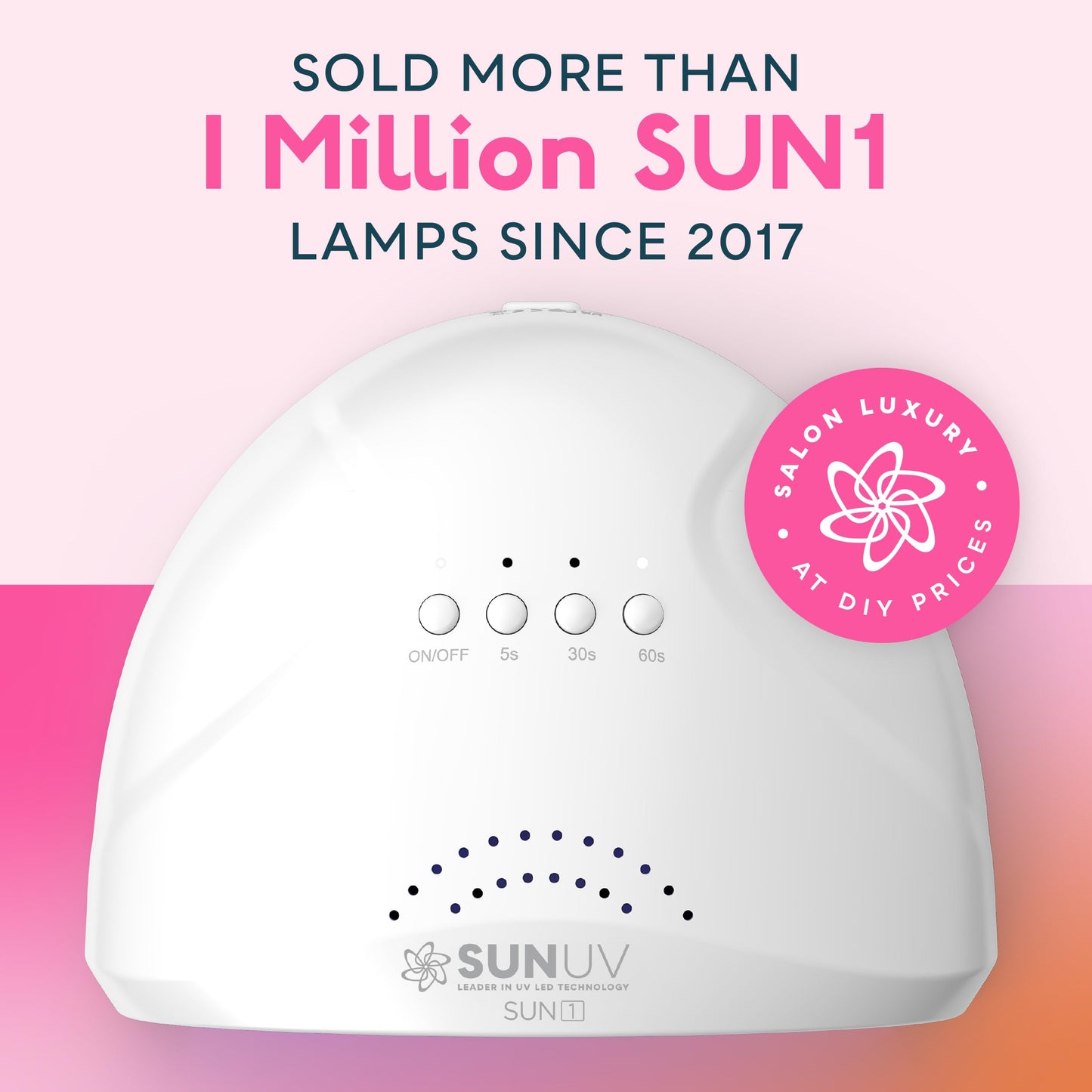 SUNUV UV LED Nail Lamp, Gel Light for Nail Polish UV Dryer with 3 Timers SUNone White Beauty and Personal Care SUNUV