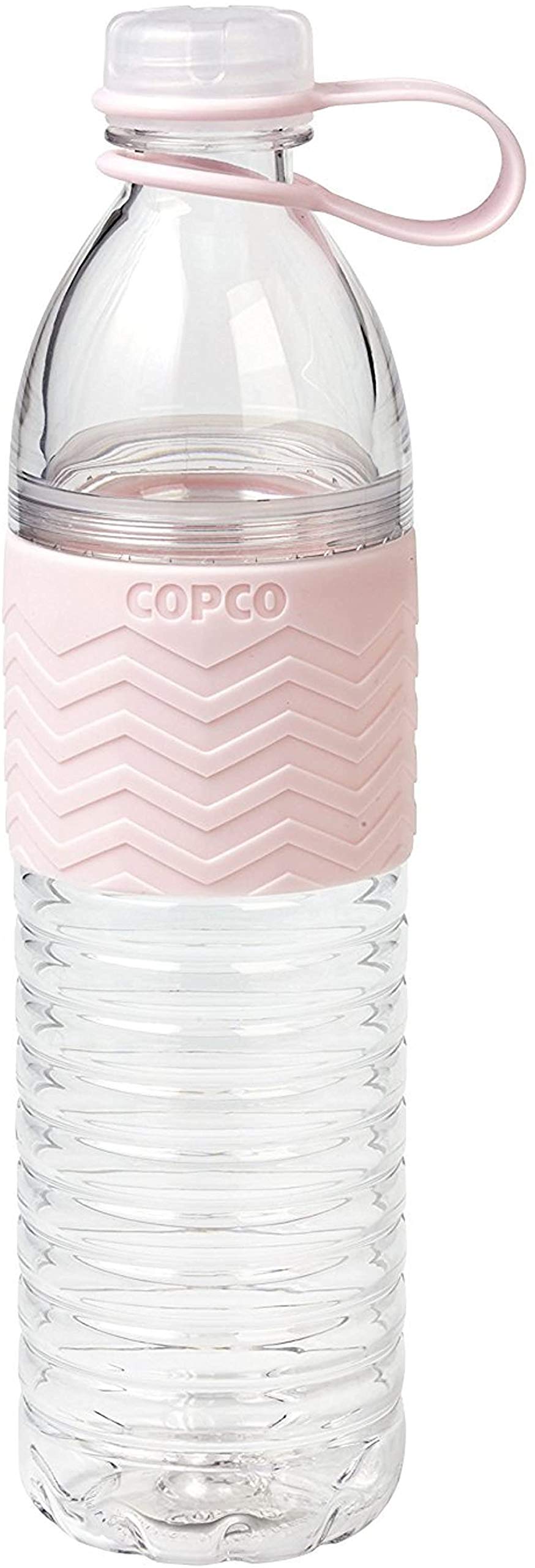 Copco Hydra 20 oz Tritan Water Bottle with Leak-Proof Lid & Textured Grip - BPA-Free, Dishwasher Safe, Easy Twist-Open for Ice & Fruit - Fits Cup