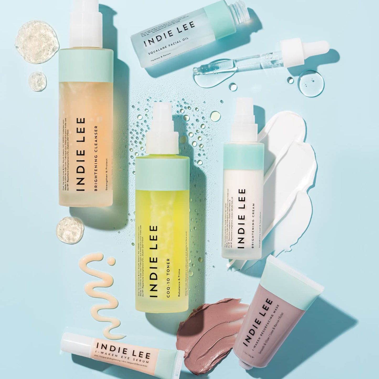 Indie Lee Brightening Cream - Centella Asiatica & Strawberry Leaf Extract for a Radiant, Antioxidant Plumping Cream - Moisturizing Face Cream
