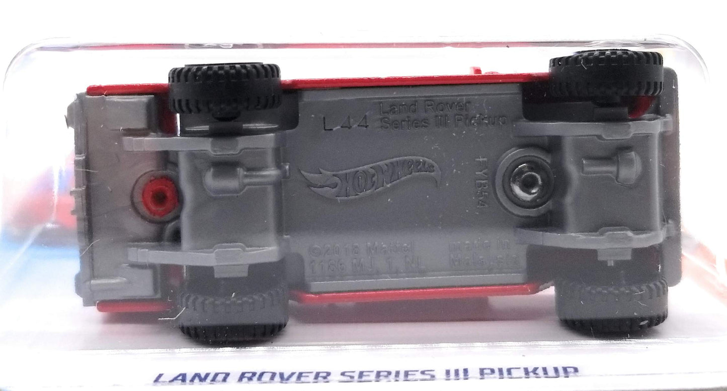 Hot Wheels Land Rover Series III Pickup 111/250, red