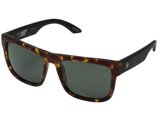 Spy Optic Discord Wayfarer Sunglasses, Vintage Tortoise/Grey Green, 57 mm