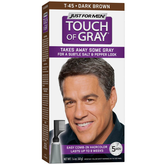 Just For Men Touch of Gray Hair Color, Dark Brown