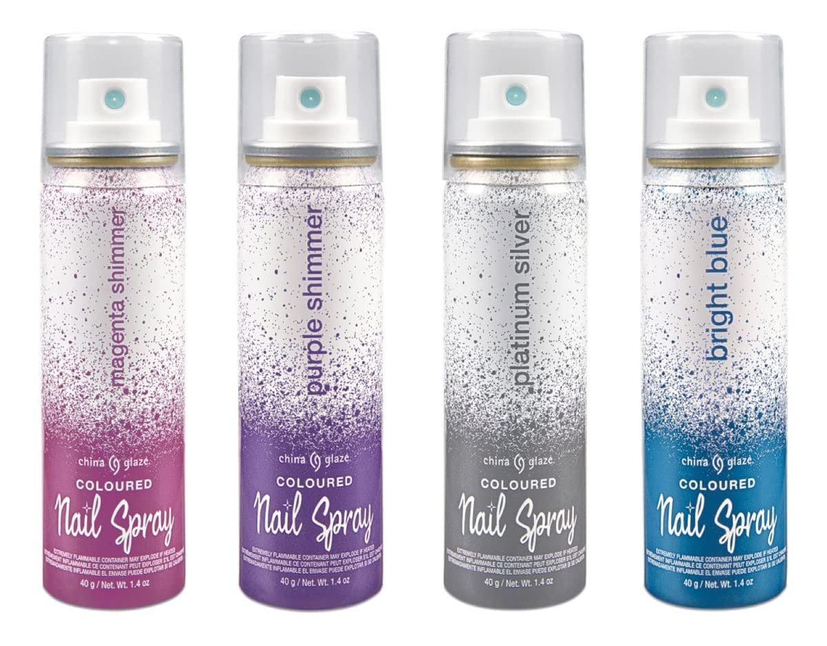 Nail Spray Nail Polish, Platinum Silver, 1.4 Fluid Ounce Beauty & Personal Care Nail Tek