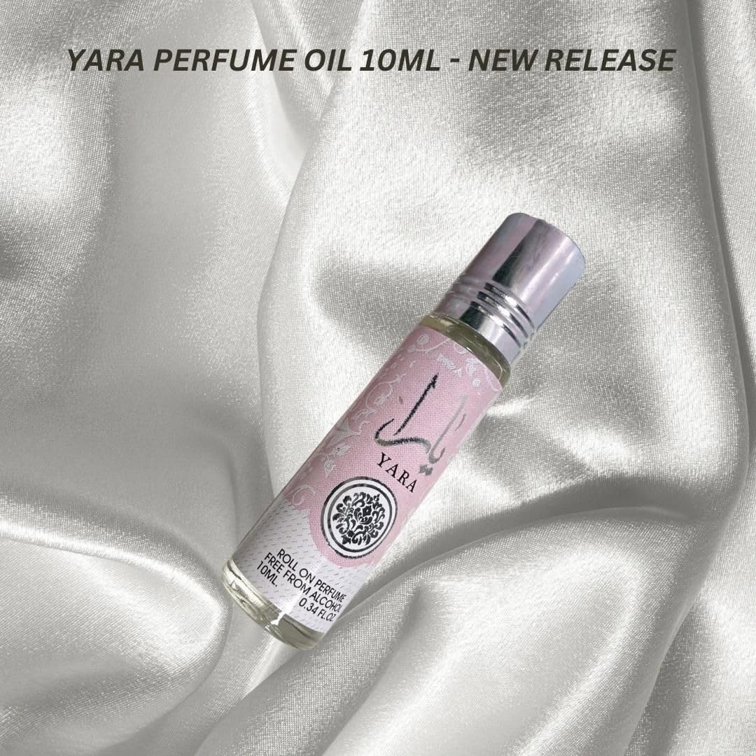 Ard Al Zaafaran YARA Roll-On Perfume Oil CPO - 10ML (0.34 OZ) | Gourmand Accord, Vanilla, Musk, Heliotrope, Orchid, Tangerine. Beauty and Personal Care Ard Al Zaafaran