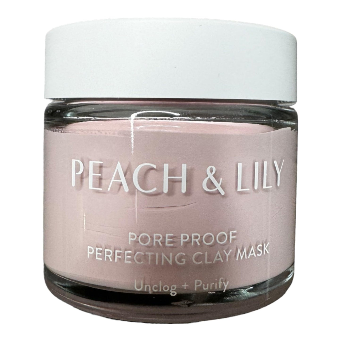 Peach & Lily Pore Proof Perfecting Clay Mask | Deep-Clean Kaolin & Bentonite Formula | Hydrating Wild Cherry, Strawberry, & Licorice Extracts |