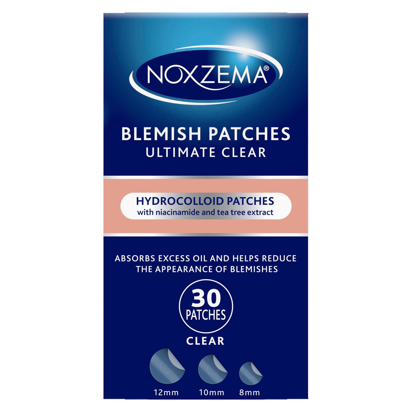 Noxzema Hydrocolloid Pimple Patches with Niacinamide & Tea Tree Extract, Acne Treatment for Face Blemishes, Absorbs Oil & Reduces Breakouts Beauty and Personal Care Noxzema Default Title
