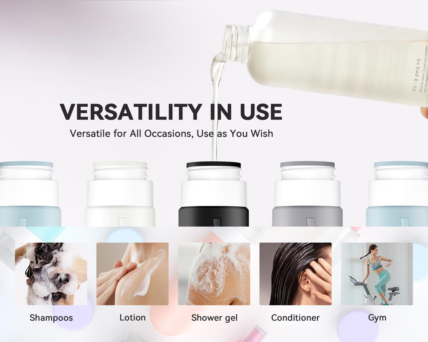 Vinofes 16 Pack Travel Size Toiletries Kits - Leak Proof TSA Approved Travel Bottles for Toiletries Essential - BPA Free Travel Containers