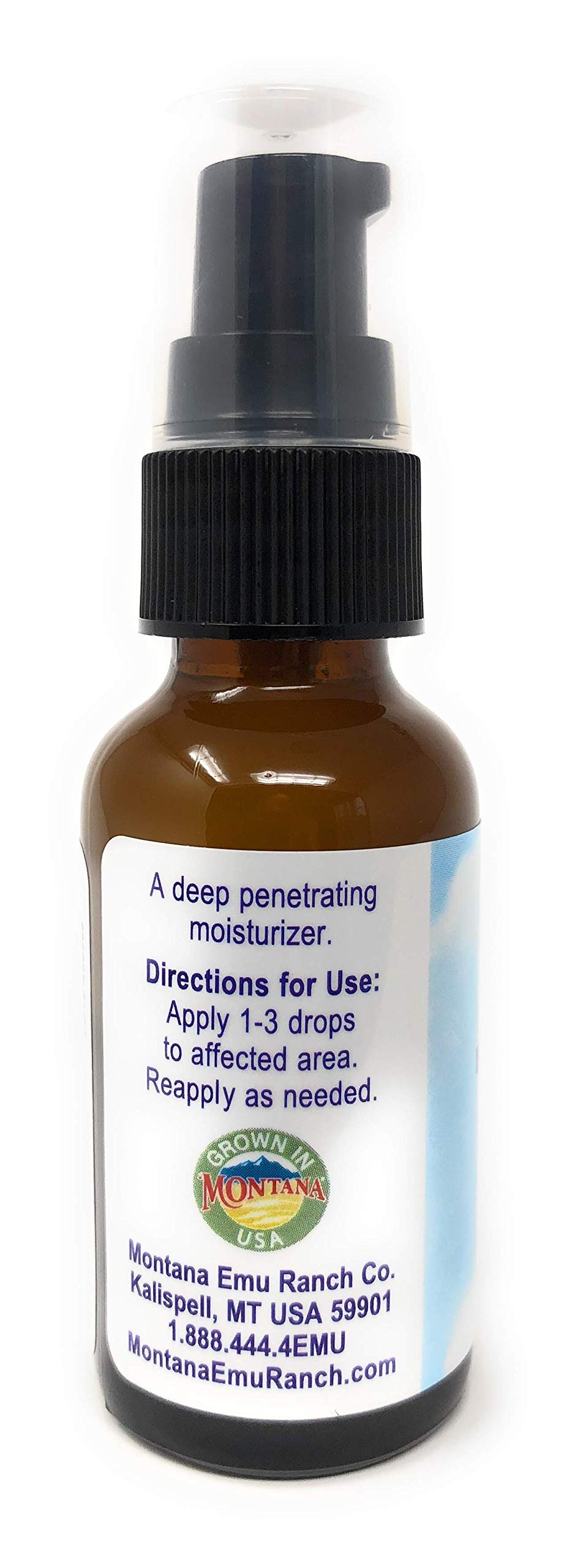 100% Pure Montana Emu Oil Montana Emu Ranch Co. 1 oz Liquid