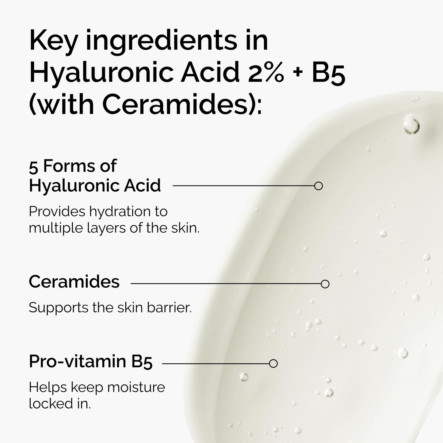 The Ordinary Hyaluronic Acid 2% + B5 (with Ceramides), Multi-Depth Hydration Serum for Plumper, Smoother Skin, 1 Fl Oz Beauty and Personal Care The Ordinary