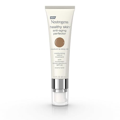 Neutrogena Healthy Skin Anti-Aging Perfector Tinted Facial Moisturizer and Retinol Treatment with Broad Spectrum SPF 20 Sunscreen with Titanium