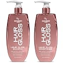 Hair Chemist Hair Gloss Liquid Glass Shampoo & Conditioner Set 33.8 Ounce (2-PC SET) -Smoothing Shampoo, Adds Smooth & Shine Plus Frizz Reducing