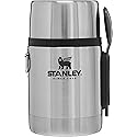 STANLEY Classic Food Jar and Spork 18 oz | Vacuum Insulated Food Container | Wide Mouth Screw On Lid | Packable for Travel | Stainless Steel…