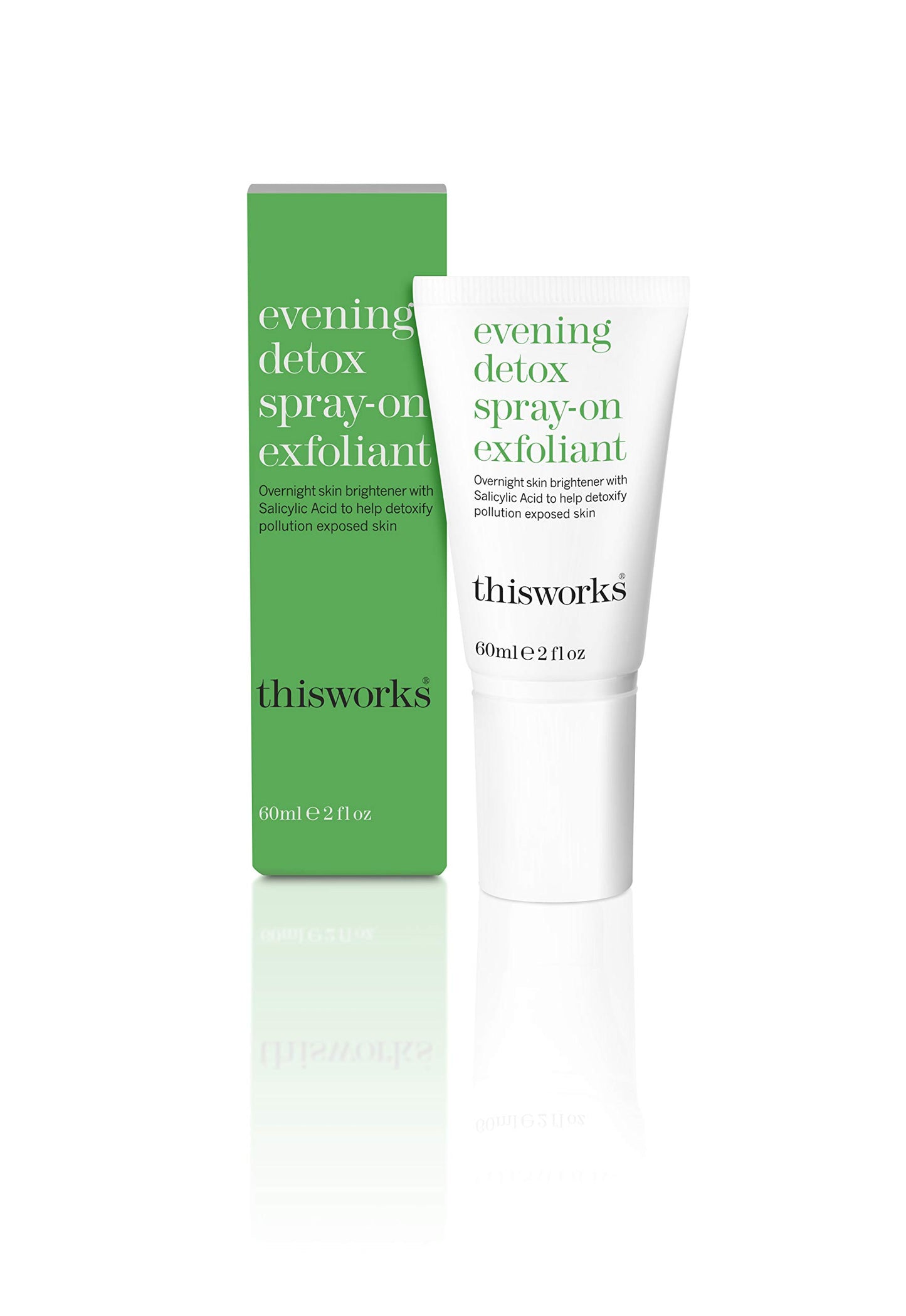 ~thisworks evening detox spray-on exfoliant: Skin Brightener, 60ml | 2 fl oz