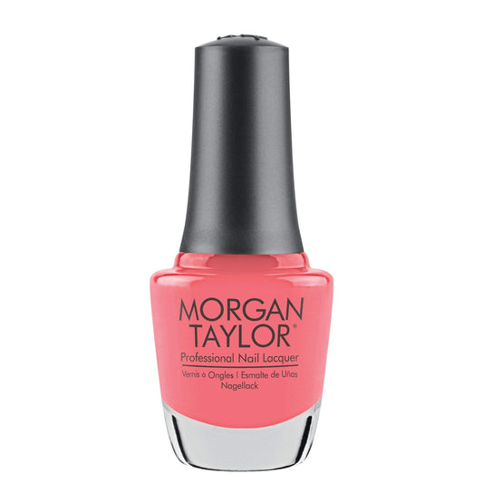 Morgan Taylor Nail Lacquer (Manga-round With Me) Orange Professional Lacquer, Vibrant, Chip-Resistant, Fast-Drying, Long-Lasting, High-Shine, Perfect