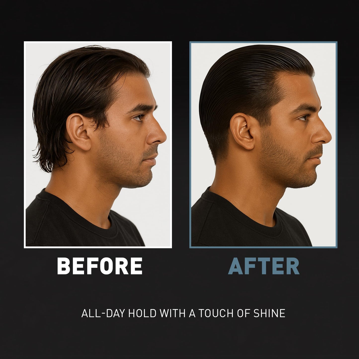 CRVFT Pomade 2oz - Semi-Matte Finish Shine - Original Hold Medium Strength (Gel) - Men’s Styling Product, Barber Approved - Water Based/Soluble - Boss