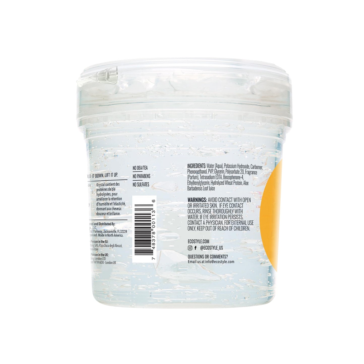 ECO Krystal Styling Gel, 16 Ounce