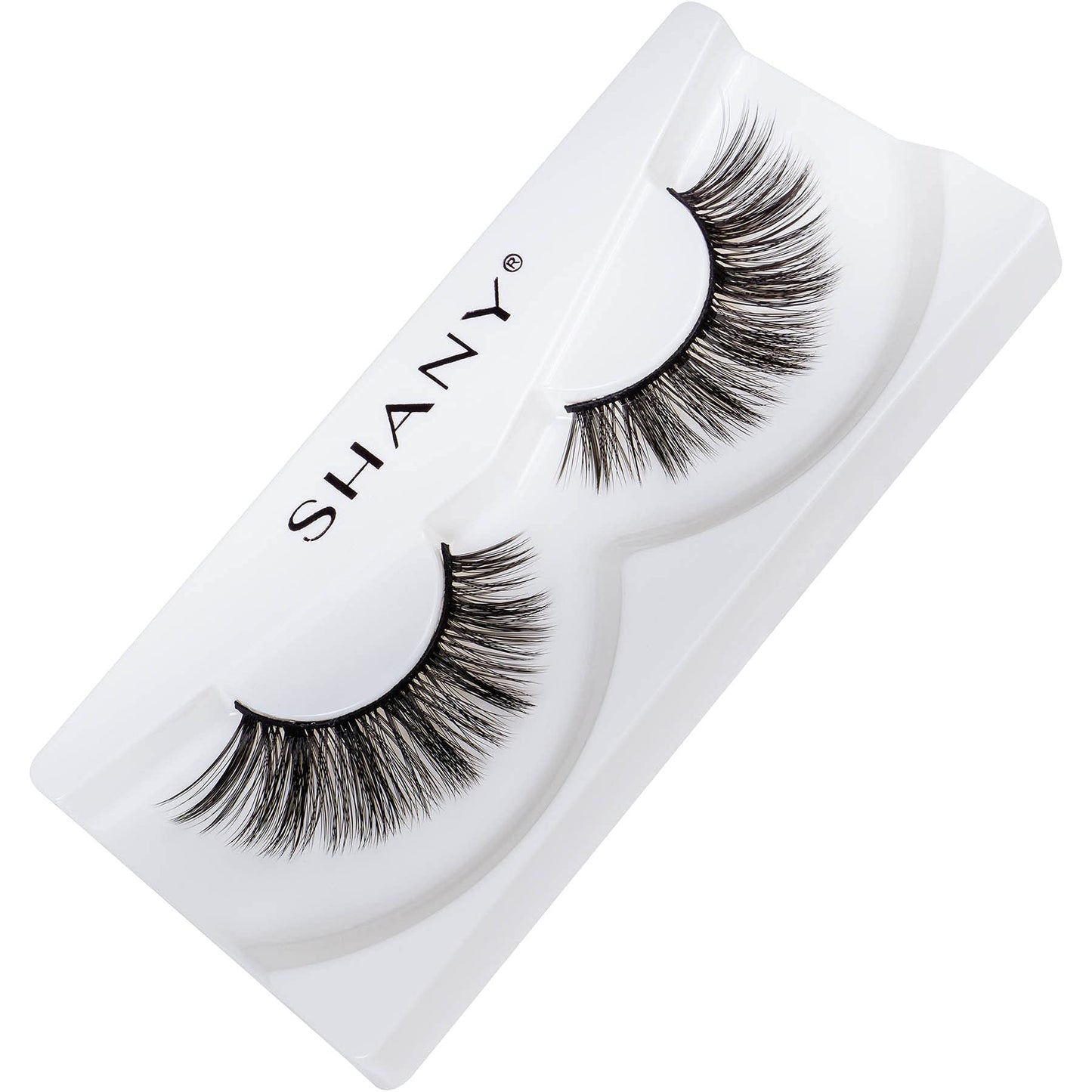SHANY Classic Faux Mink Eyelashes - Durable Single Pair 3D Reusable Fluffy and Soft Strip Lash with Medium Volume - TRAILBLAZER