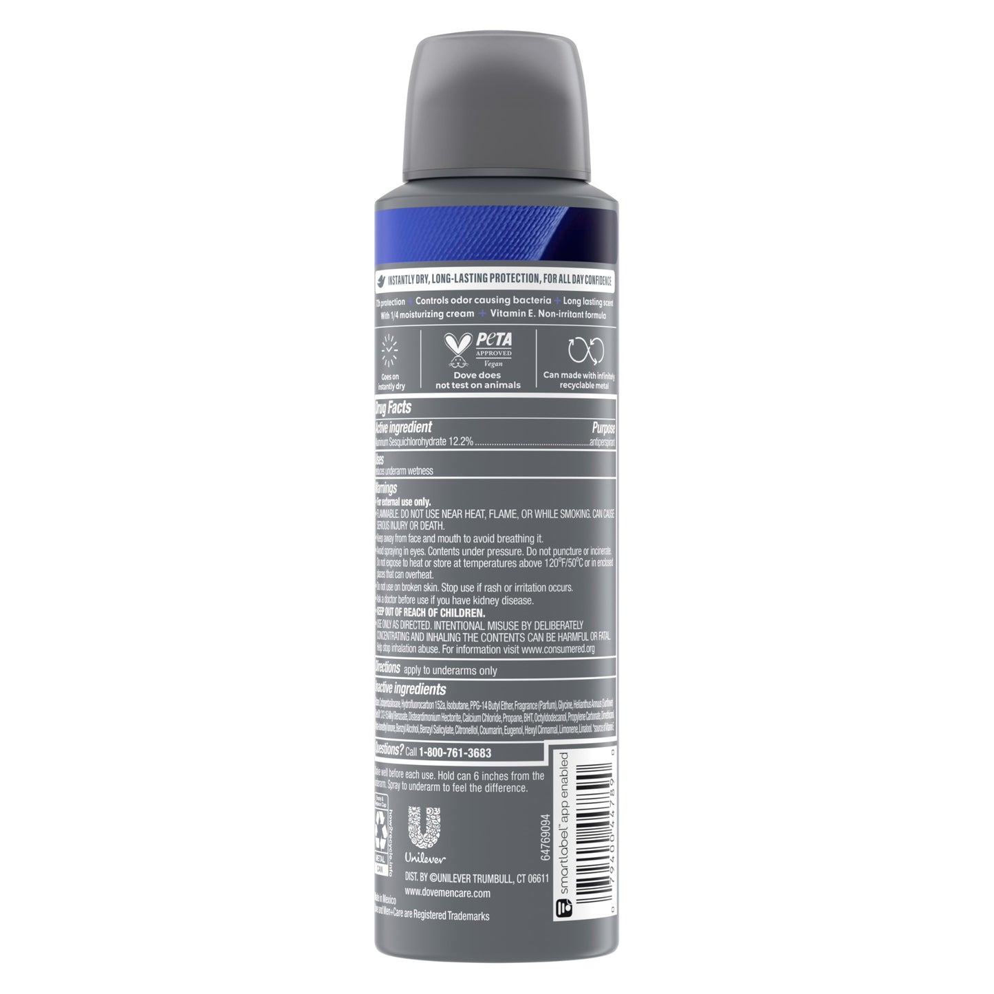Dove Men+Care Antiperspirant Deodorant Stain Defense Cool Dry Spray For Men Anti-White Marks & Yellow Stains, 72-hour Sweat and Odor protection Beauty and Personal Care DOVE MEN + CARE