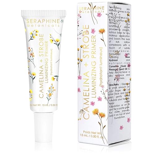 Seraphine Botanicals Camelina + Strobe - Luminizing Primer Glow-Enhancing Formula 15 ml/ 0.50 oz