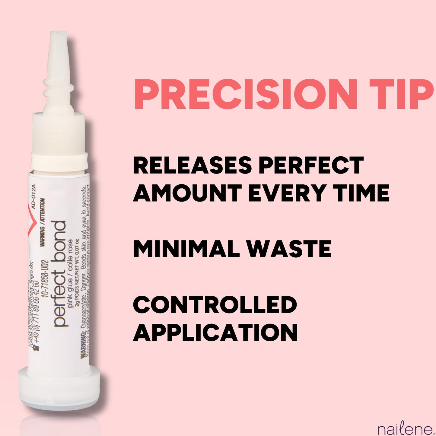 Nailene Perfect Bond Nail Glue, Super Strong, Durable, Easy to Apply Acrylic Nails, Press On Nails, Repairs Natural Nails, Quick Drying Nail Adhesive Beauty and Personal Care Nailene