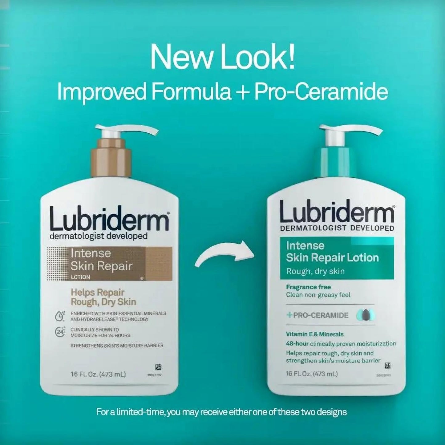 Lubriderm Intense Skin Repair Body Lotion, 16 oz