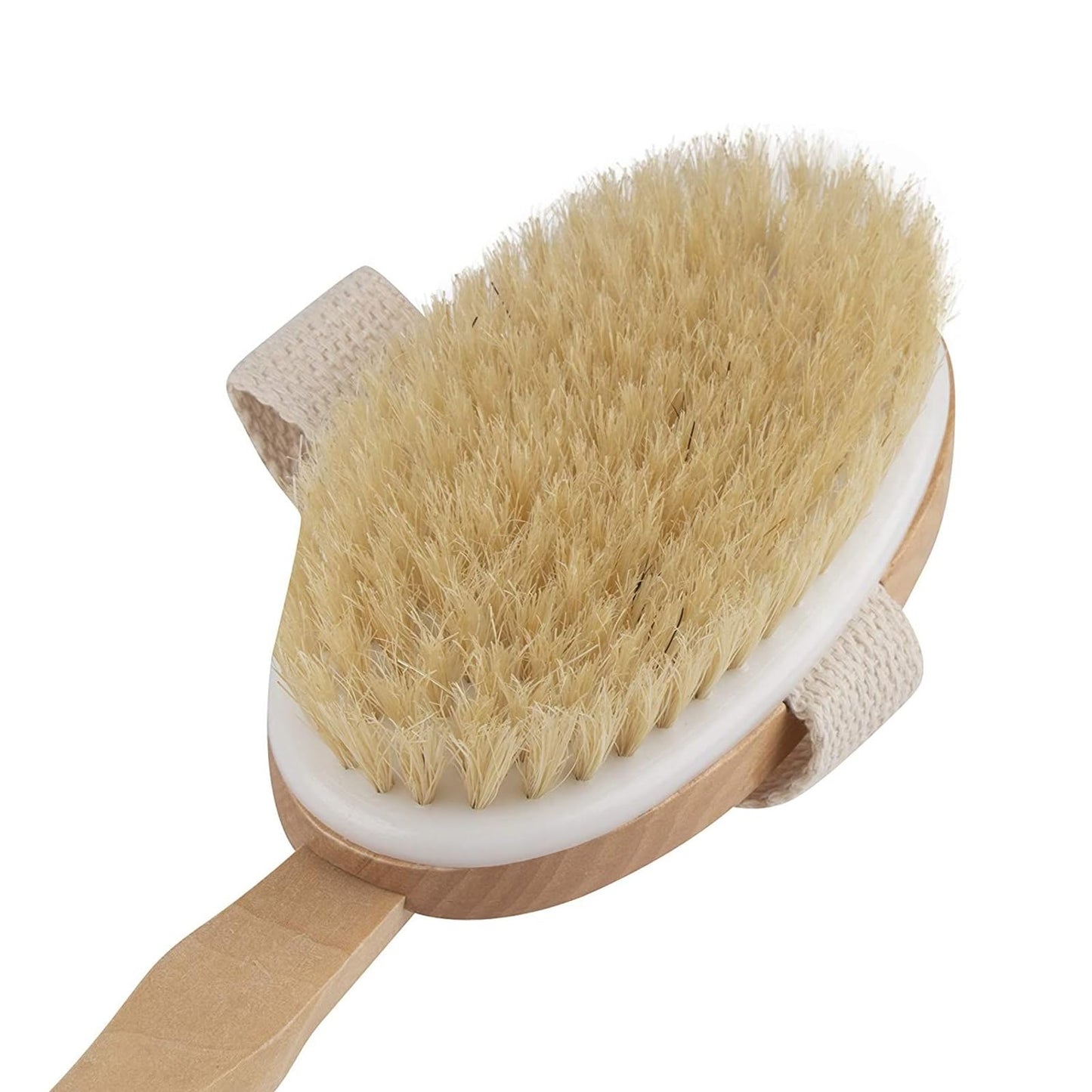 Juvale Dry Brushing Body Brush - Versatile Dry & Shower Brush - Long-Handle Back Scrubber - Bath Scrubber with Removable Handle - Pack of 2, 16.9 in