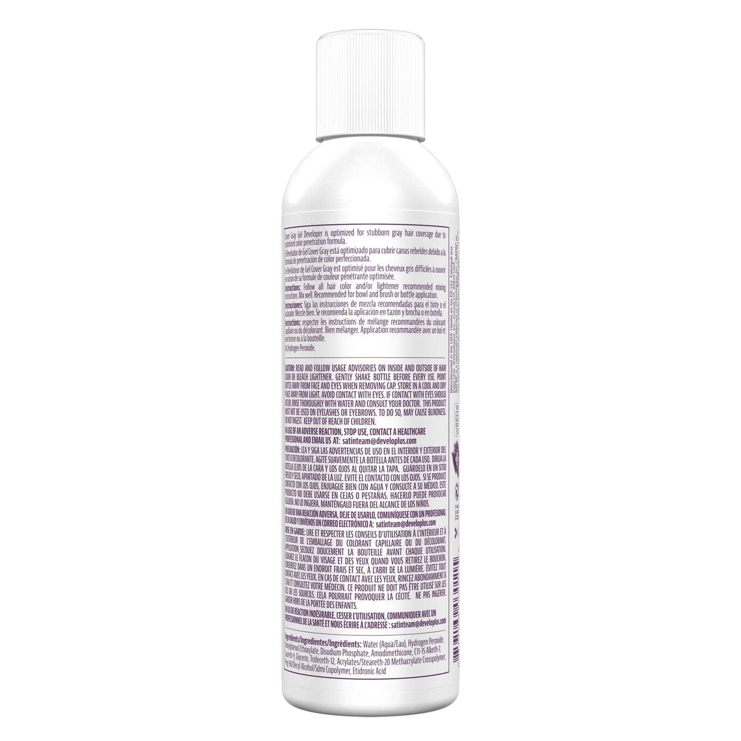 Satin Silicone Enhanced Developer - Cover Grey 6 oz