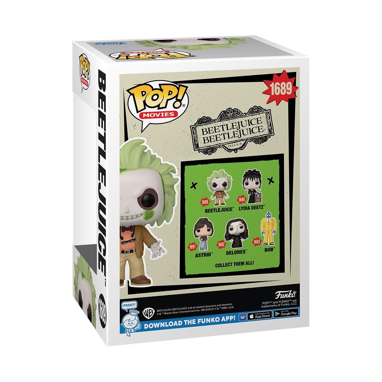 Funko Pop Movies: Beetlejuice Beetlejuice - 1/6 Odds for Rare Chase Variant - (Styles May Vary) - Collectable Vinyl Figure - Gift Idea - Official…