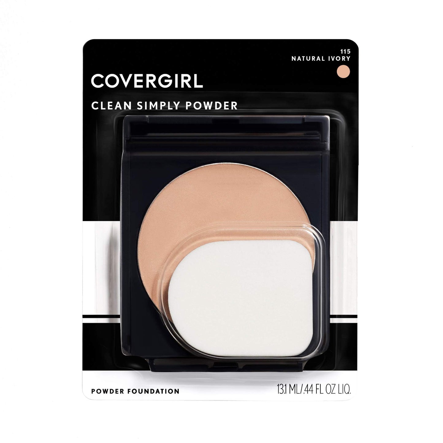 CoverGirl Simply Powder Foundation, Natural Ivory [515] 0.41 oz (Pack of 3)