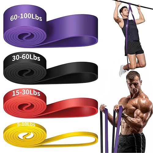 Resistance Band, Pull Up Bands, Pull Up Assistance Bands, Workout Bands, Exercise Bands, Resistance Bands Set for Legs, Working Out, Muscle Training,…