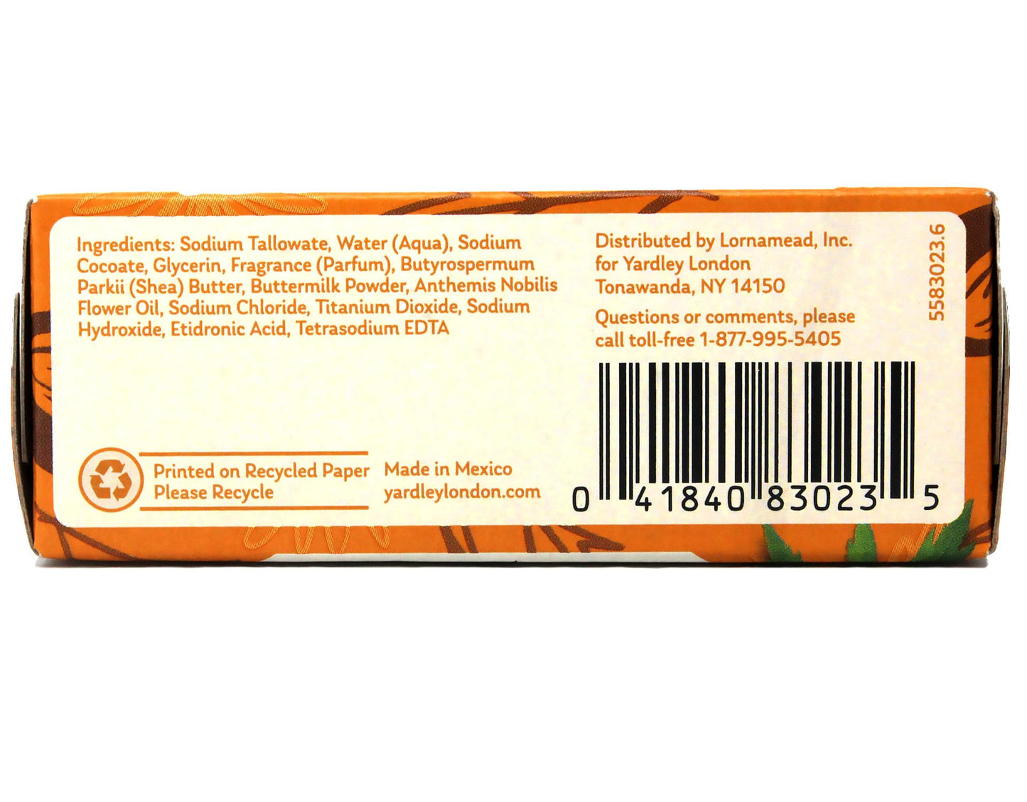 Yardley London Sensitive Skin Shea Buttermilk Bar Soap, 4.0 oz (Pack of 12)