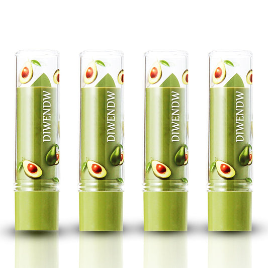 4 Pcs Avocado Color Changing Lipstick for Women,PH Mood Magic Lipstick Makeup Gift Set,Waterproof Lip Moisturizer Pigmented Long Lasting Tinted Color