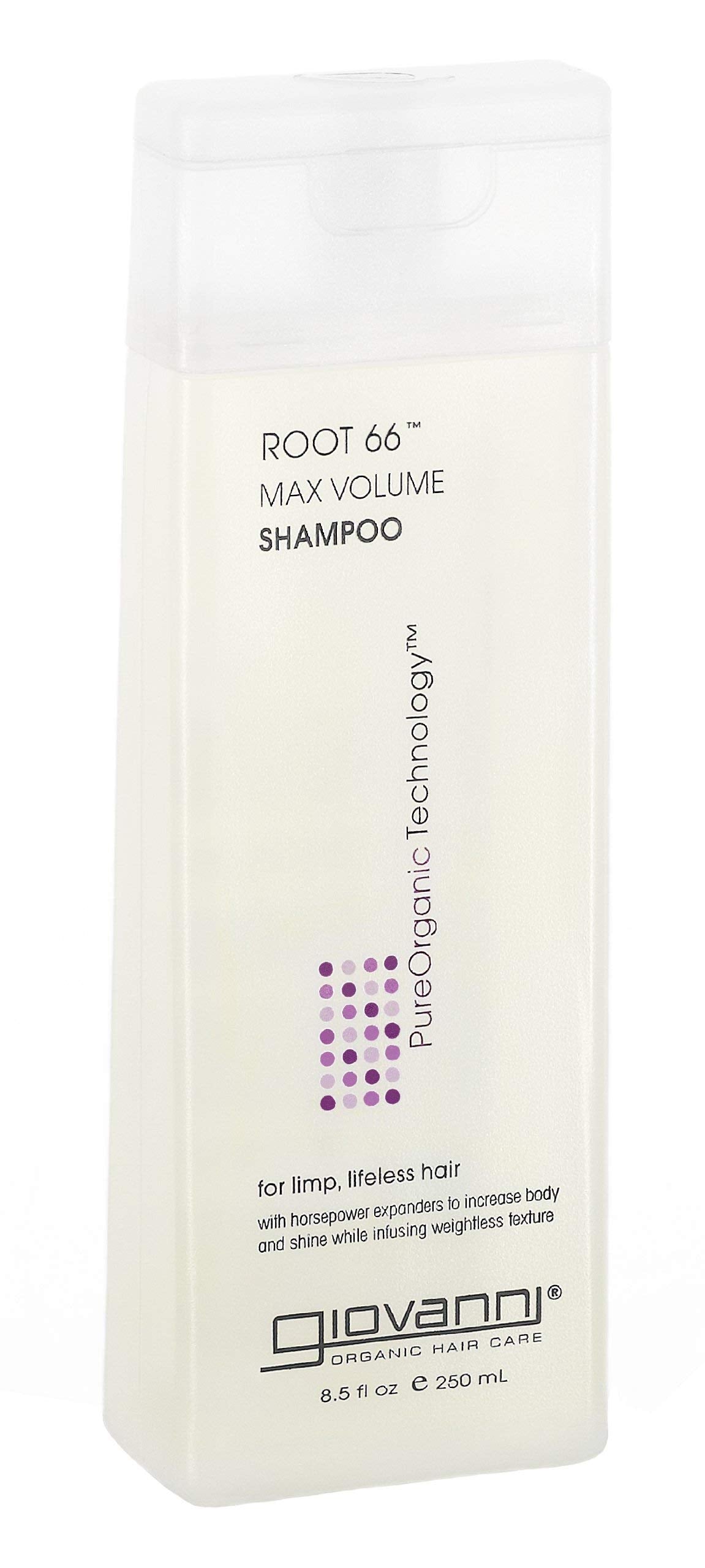 GIOVANNI Root 66 Max Volume Shampoo - For Fine Lifeless Hair, Rich in Nutrients, Volumizing Shampoo, Infused with Natural Botanical Ingredients, Helps