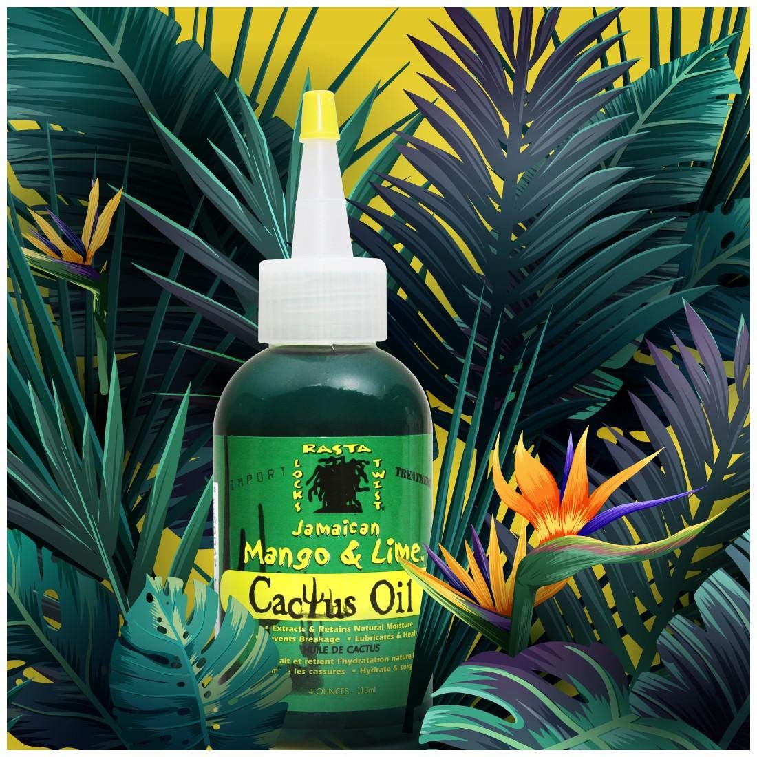 Jamaican Mango & Lime Cactus Oil - 4 Oz.,Pack of 2