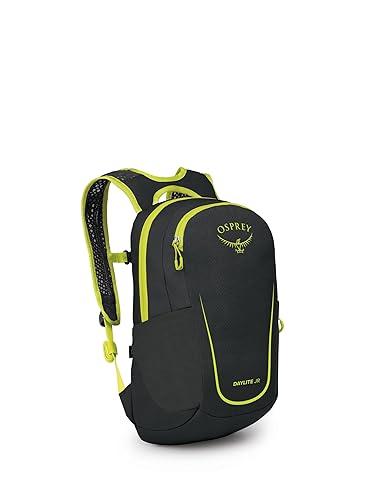 Osprey Daylite Jr. Kids' Commuter Backpack, Black/Lemongrass