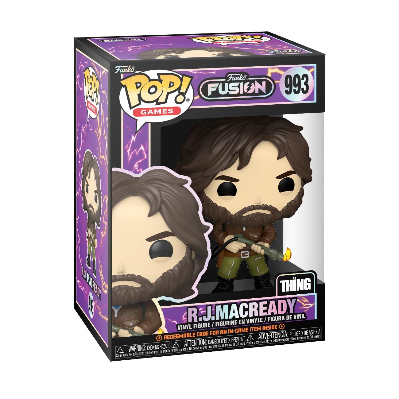 Funko POP! Games: Fusion - R.J MacReady - The Thing - Collectable Vinyl Figure - Gift Idea - Official Merchandise - for Kids & Adults - Horror Fans…