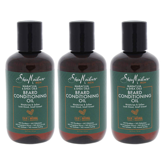 Maracuja and Shea Oils Beard Conditioning Oil by Shea Moisture for Men - 3.2 oz Beard Oil - (Pack of 3) Beauty and Personal Care Shea Moisture