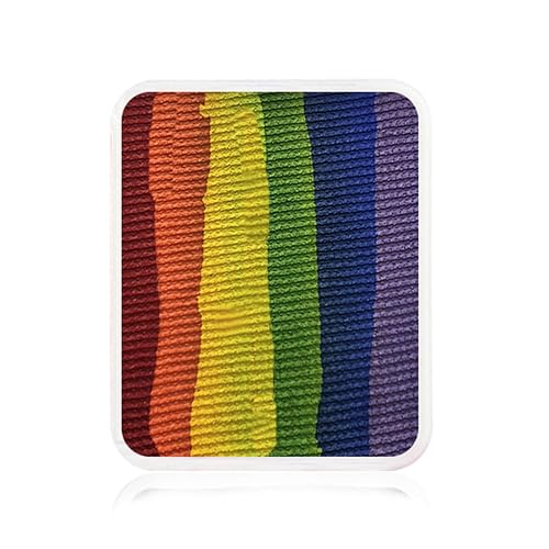 Kraze FX Face Paint Palette Refill - Essential Rainbow (6 gm) - Hypoallergenic, Non-Toxic, Water Activated Professional Face & Body Painting Makeup