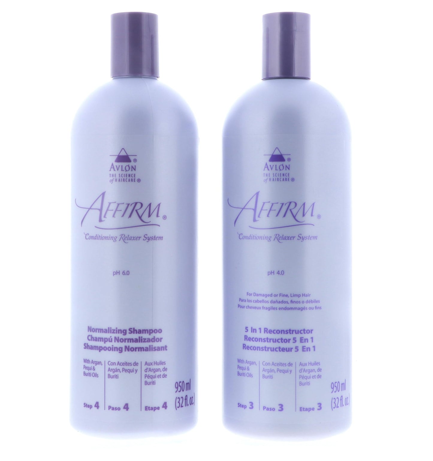 Avlon Affirm 5 In 1 Reconstructor 32 Ounce + Normalizing Shampoo 32 Ounc