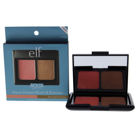 Aqua Beauty Blush and Bronzer - Bronzed Pink Beige by e.l.f. for Women - 0.29 oz Makeup Beauty & Personal Care e.l.f. cosmetics
