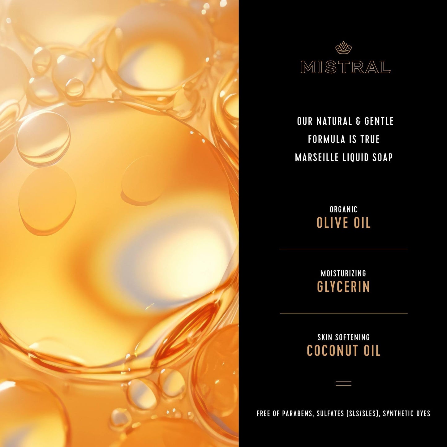 Mistral Cedarwood Marine Liquid Hand Soap for Men | Luxury Moisturizing Handsoap with Organic Olive Oil, Glycerin and Coconut Oil | Rich Lather | Beauty & Personal Care Mistral